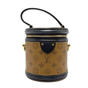 Louis Vuitton Cannes Handbag Reverse Monogram Canvas Satchel